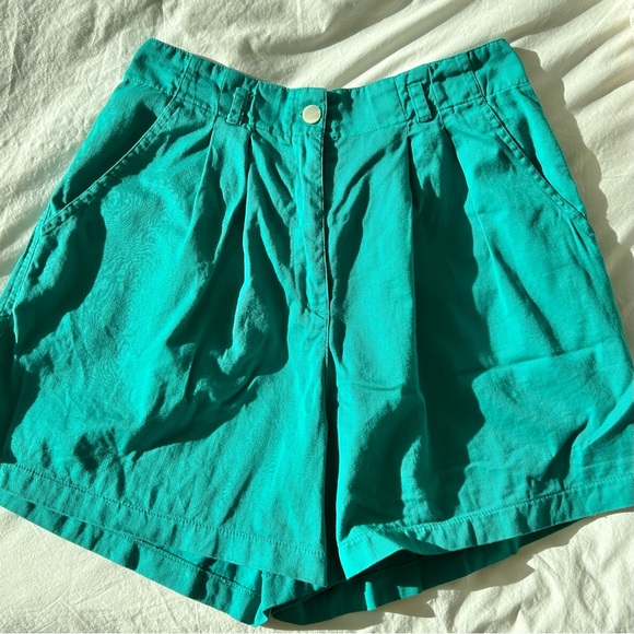 Teal Vintage Shorts - Picture 5 of 5